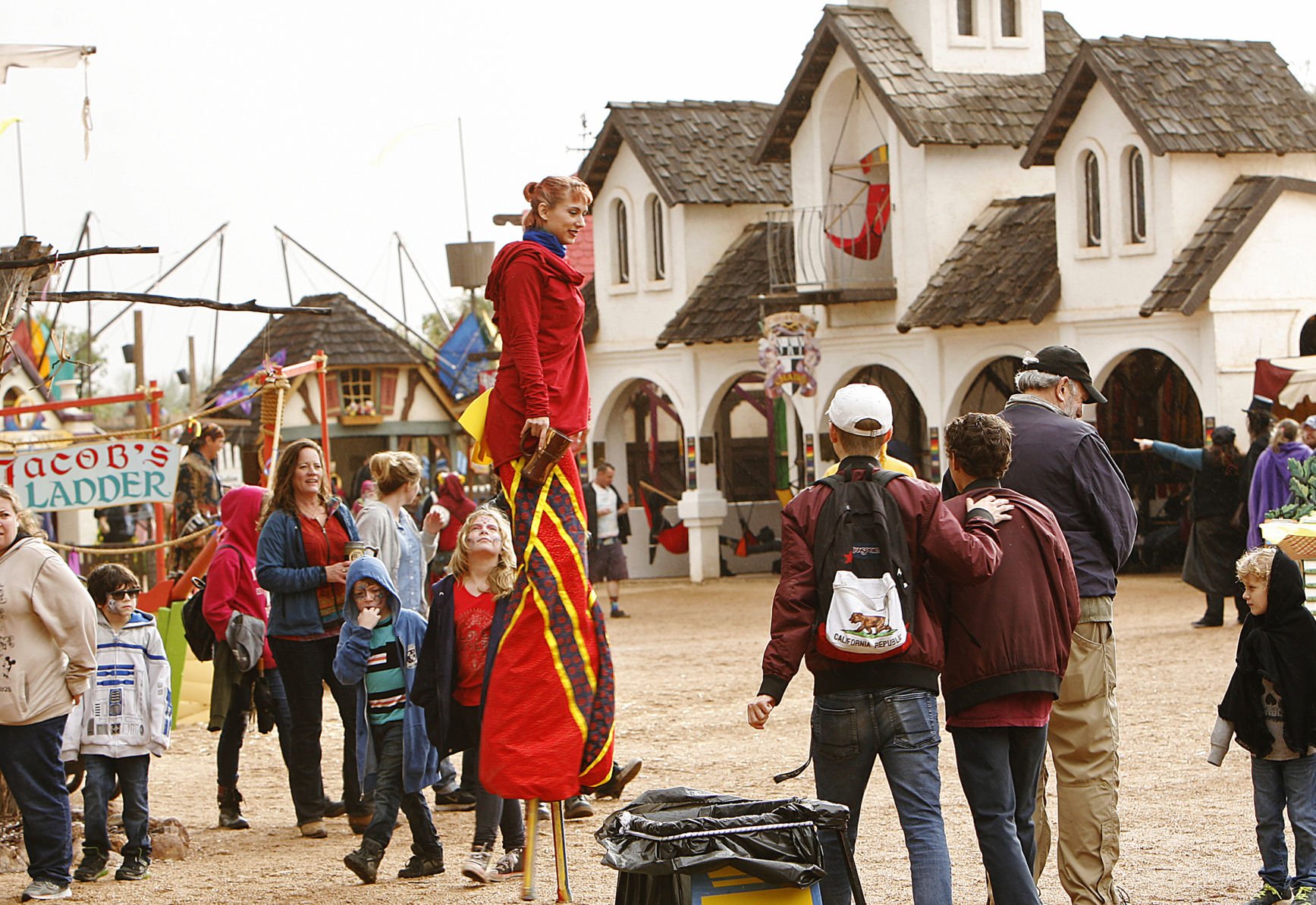 Arizona Renaissance Festival stilt walker (copy)